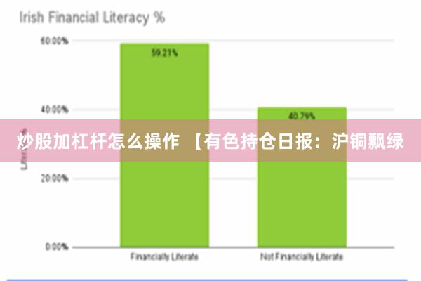炒股加杠杆怎么操作 【有色持仓日报：沪铜飘绿