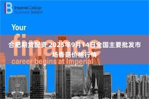 合肥期货配资 2025年9月14日全国主要批发市场香菇价格行情