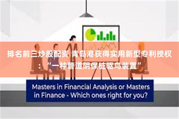 排名前三炒股配资 青岛港获得实用新型专利授权：“一种管道阴保桩驱鸟装置”
