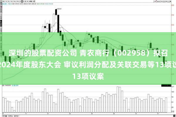 深圳的股票配资公司 青农商行（002958）拟召开2024年度股东大会 审议利润分配及关联交易等13项议案