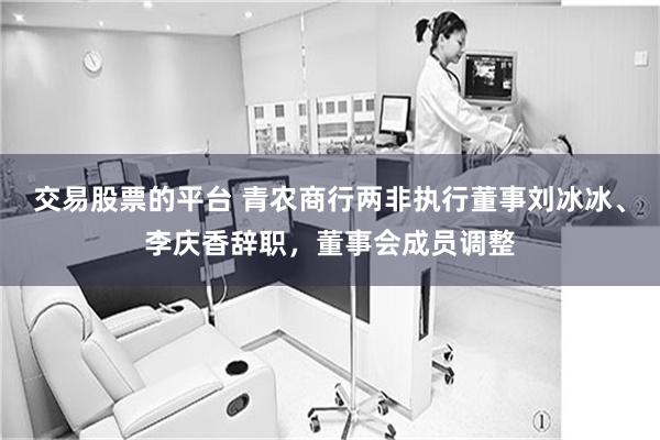 交易股票的平台 青农商行两非执行董事刘冰冰、李庆香辞职，董事会成员调整