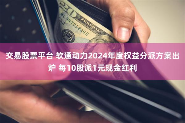 交易股票平台 软通动力2024年度权益分派方案出炉 每10股派1元现金红利