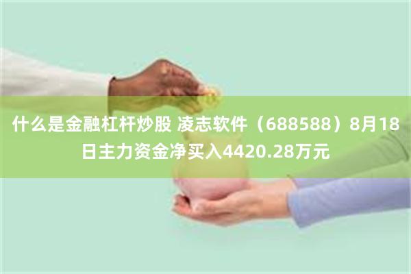 什么是金融杠杆炒股 凌志软件（688588）8月18日主力资金净买入4420.28万元