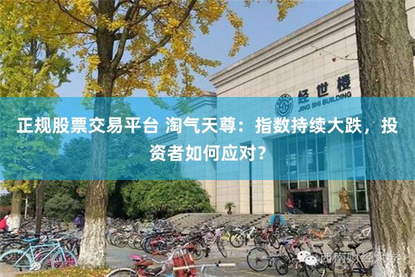 正规股票交易平台 淘气天尊：指数持续大跌，投资者如何应对？