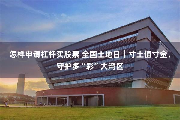 怎样申请杠杆买股票 全国土地日｜寸土值寸金，守护多“彩”大湾区