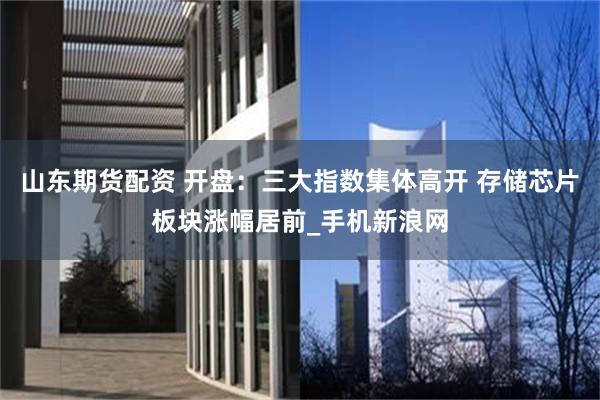 山东期货配资 开盘：三大指数集体高开 存储芯片板块涨幅居前_手机新浪网