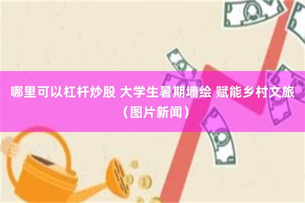 哪里可以杠杆炒股 大学生暑期墙绘 赋能乡村文旅（图片新闻）